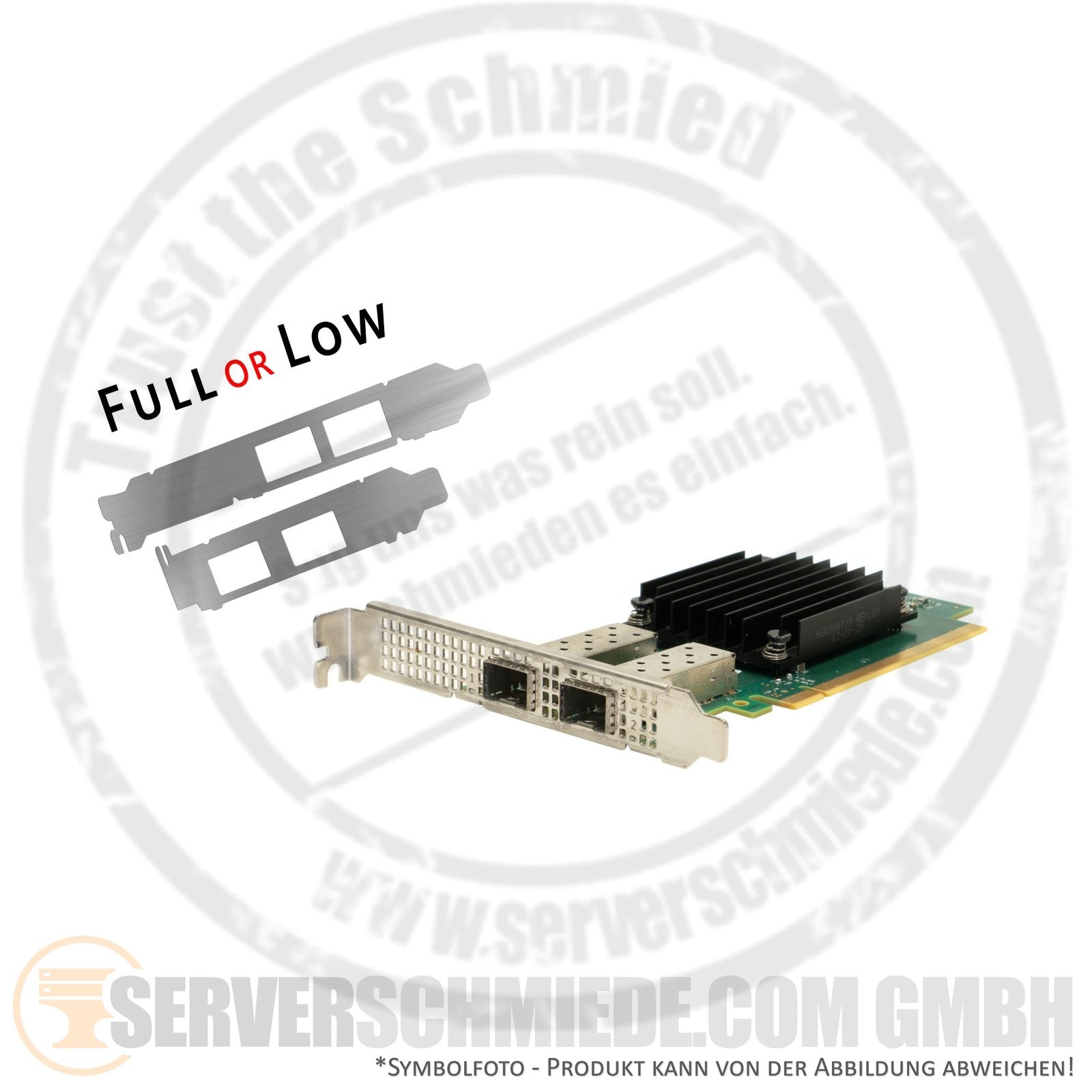 HP Mellanox 2x 10/25Gb SFP28 Network Controller PCIe MCX512F RDMA P13188-B21