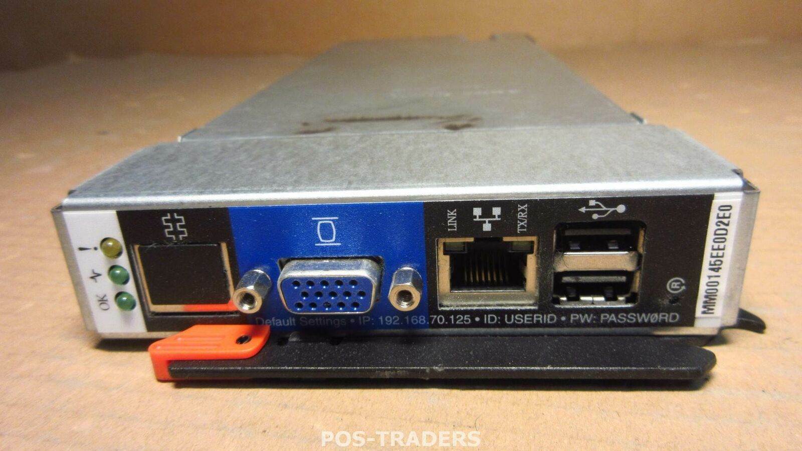 IBM 39Y9661 BladeCenter Advanced Management Module - PULLED FROM IBM 8852