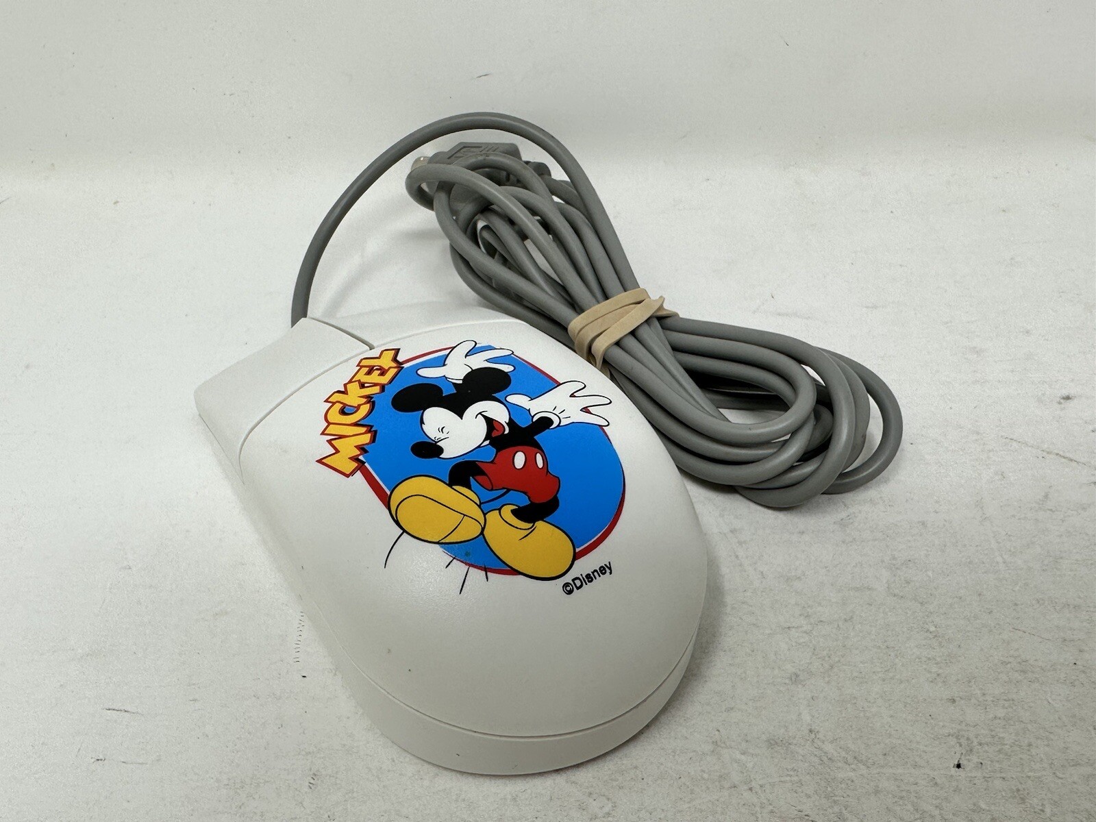Fellowes Mickey Mouse Disney Vintage 2-Button Computer Mouse PS/2 Cable
