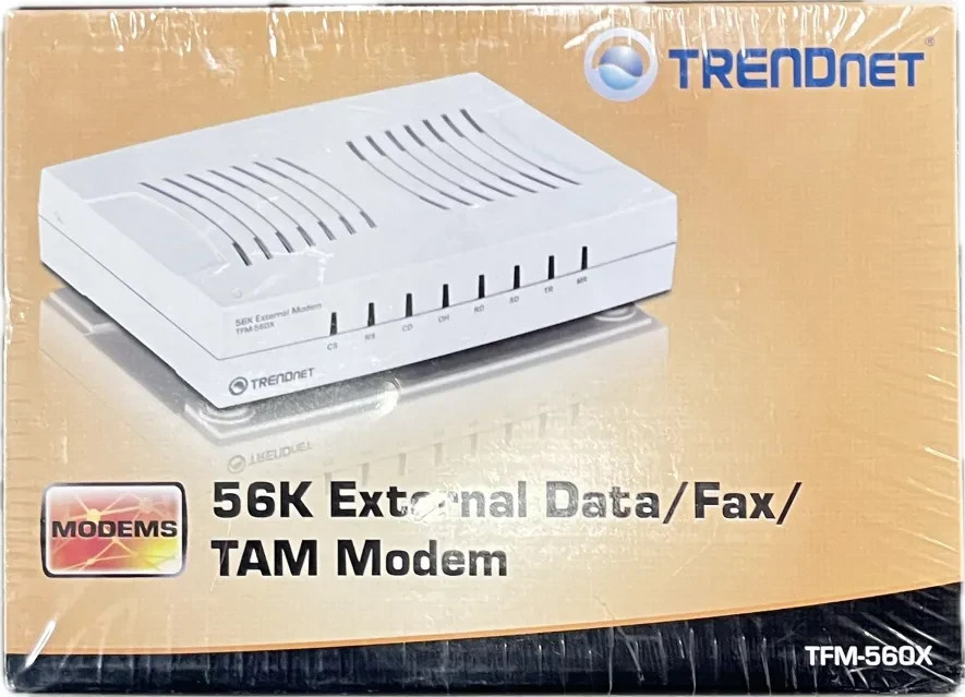 TRENDnet TFM-560X 56K External Data/Fax Modem - Brand New, Sealed in Box