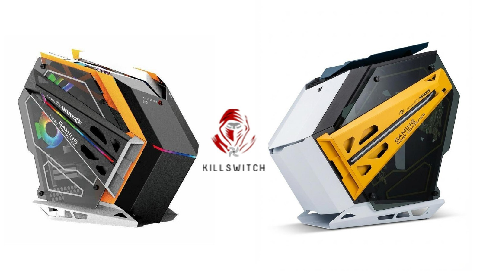 KILLSWITCH (KS-100G ) ATX/M-ATX GAMING PC CASE 4 ARGB FANS & PSU PRE-INSTALLED