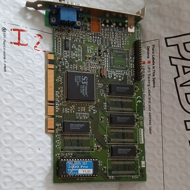 Diamond Stealth 3D 2000 Pro PCI VGA S3 ViRGE/DX 4MB EDO Direct3D