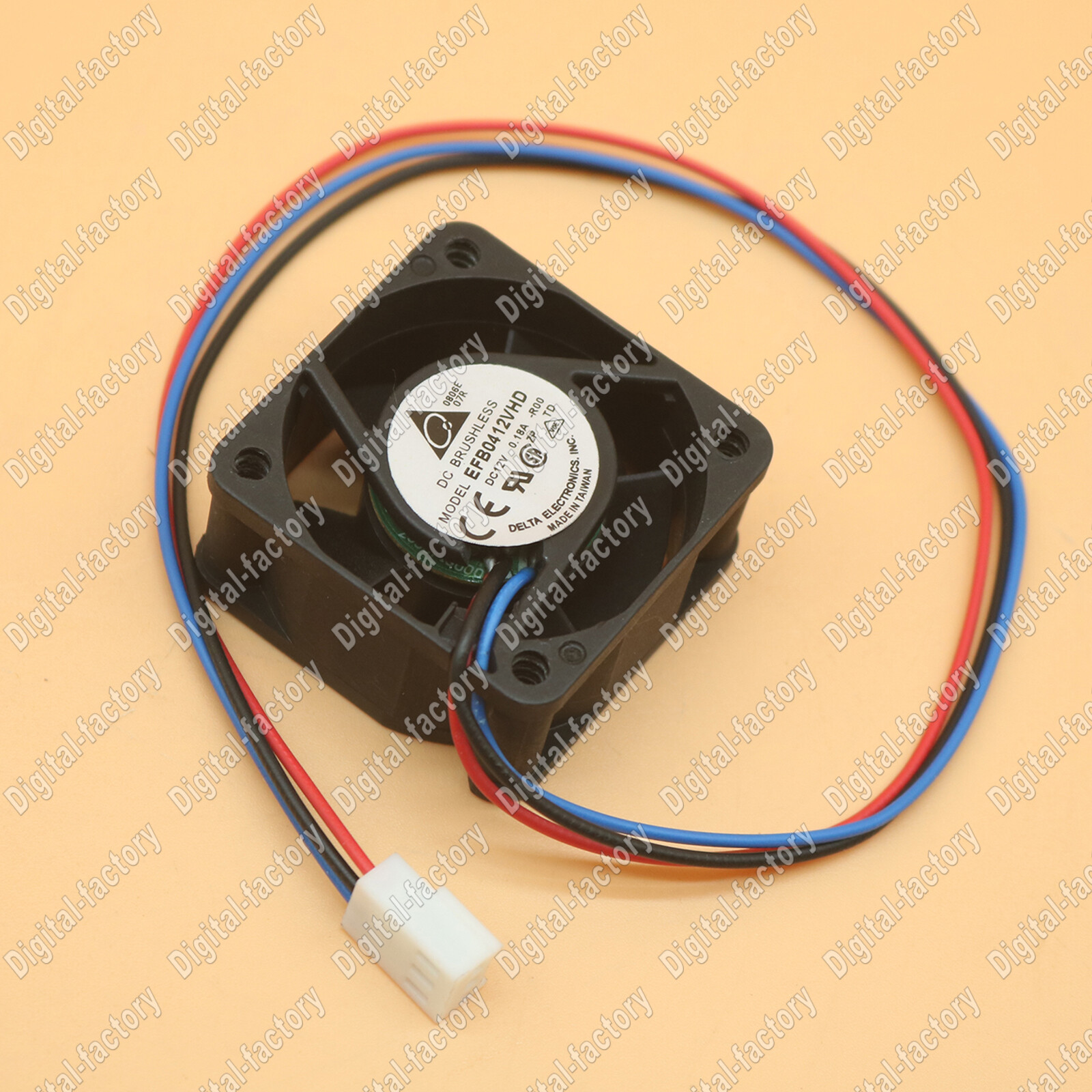 FOR Delta EFB0412VHD 4020 40mm 4CM DC12V 0.18A 3-wire Switch cooling fan#XR