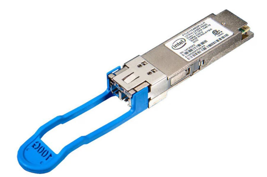 Intel E100GQSFP28LRX FTLC1154RDPL3-IT 100GBASE-LR4 QSFP28 LR4 1310nm LC 10km SMF