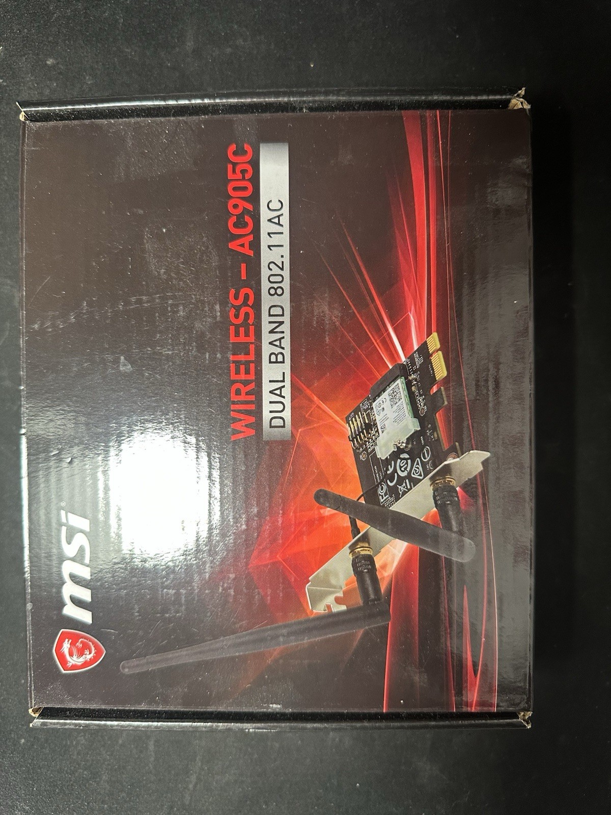 “WiFi card” MSI AC905C Wireless PCIe Network Adapter Card (With Box)