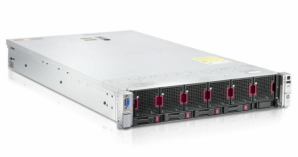 HP ProLiant DL560 Gen8 2U Server 4×8-Core Xeon 2.2GHz + 256GB RAM + 5×450GB RAID