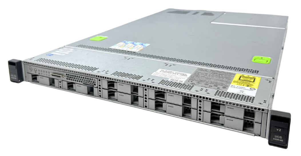 Cisco-UCS UCSC-C220-M3S Server, 2x E5-2630L V2, 128GB, 2x 650W PSU, X540, X520