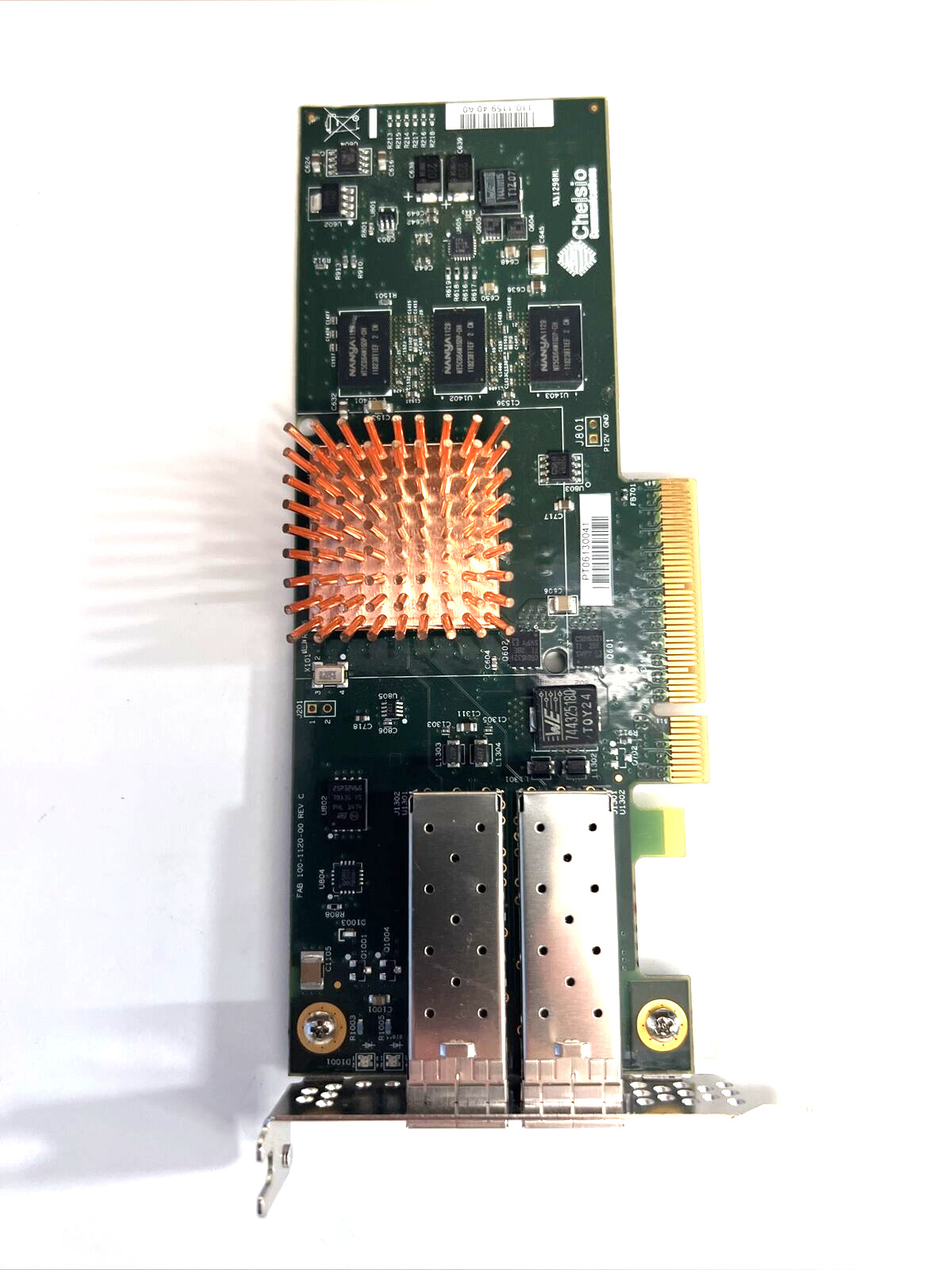 Chelsio AO DUAL PORT 10GPBs PCI-e FC CARD HBA 110-1159-40 A0