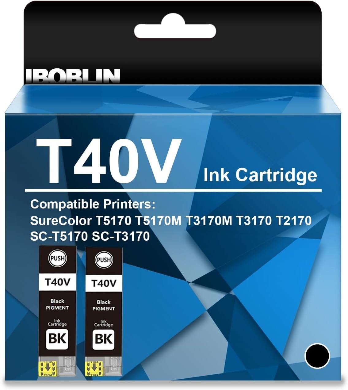 T40V Black Ink Cartridges with Chip High Capacity for T40W T40v1 Ink SureColor +