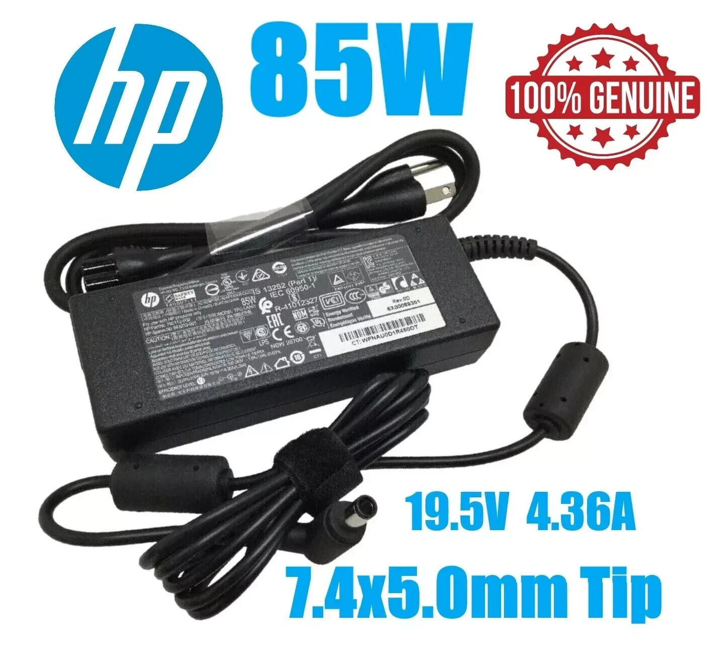 OEM Genuine 85W Laptop Charger for HP Elitebook 8440P 8460P 8470P 8400 8500 8700