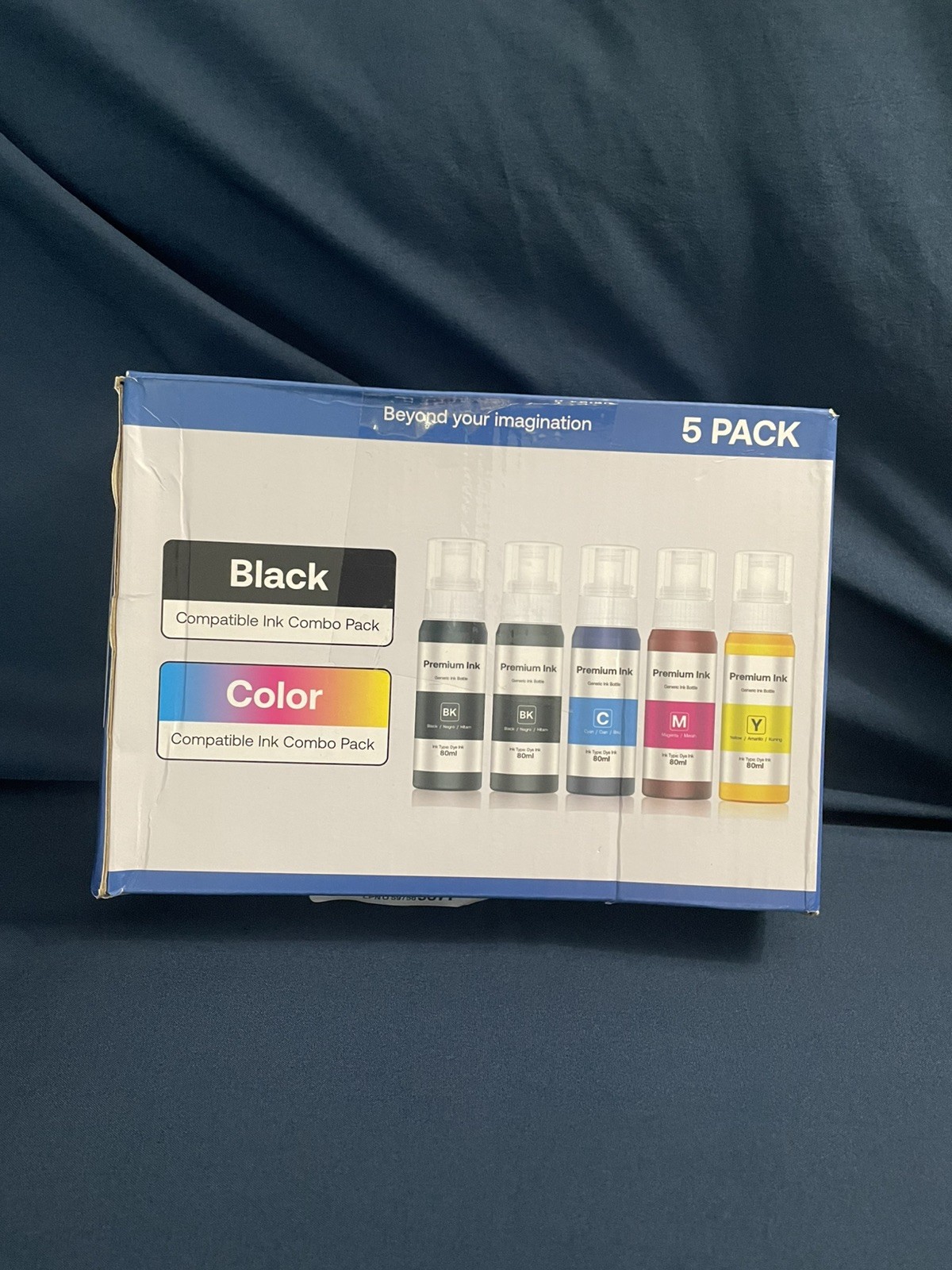 CEEBOO 522 Printer Ink Refill Set High Capacity Black and Color NIB