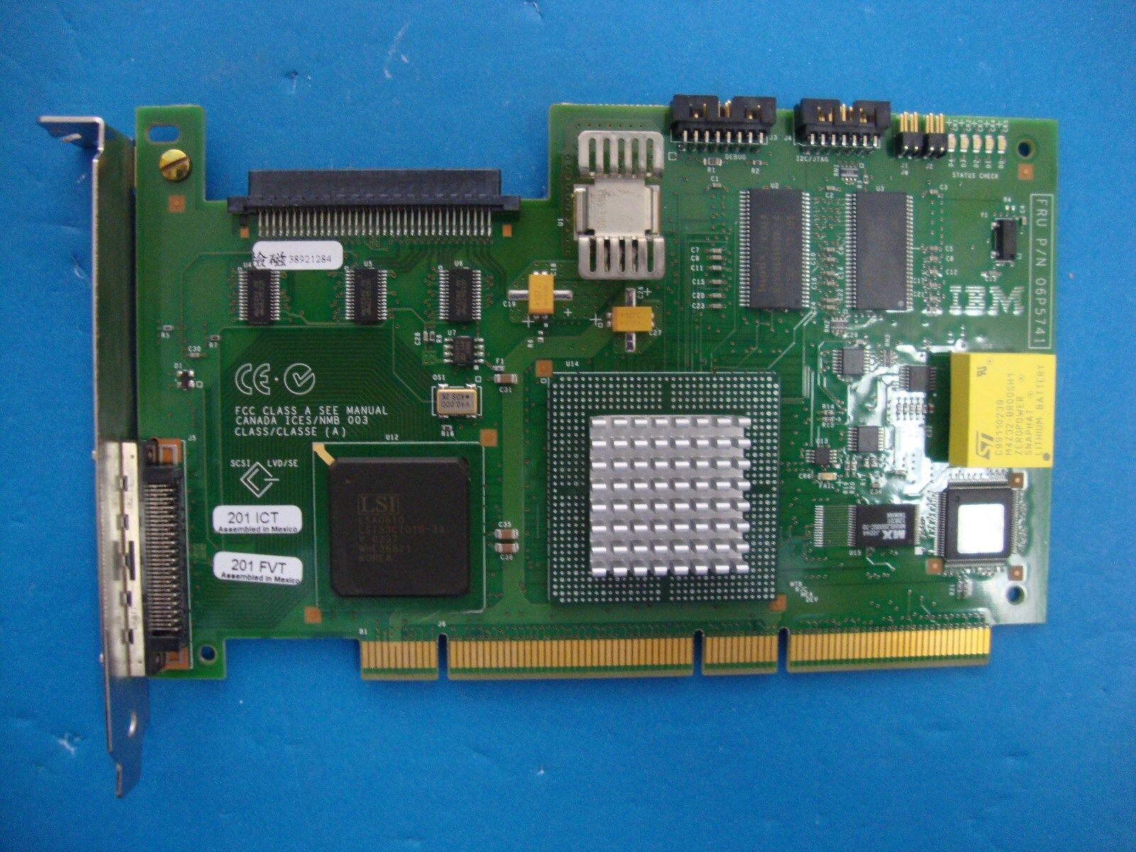 IBM eSERVER xSERIES 205 Genuine ServerRAID 4 Ultra 160 SCSI RAID Controller Card