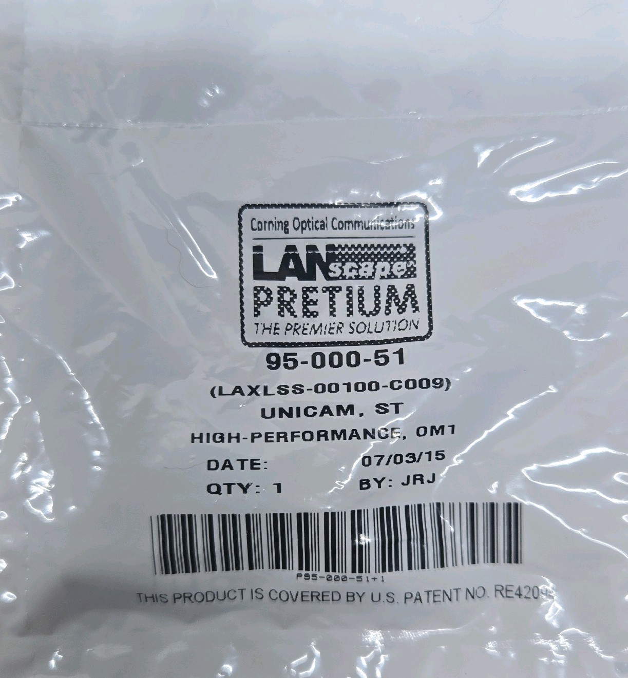 UNICAM ST LANscape Pretium Fiber Optical 0M1 Connector LAXLSS-00100-C009