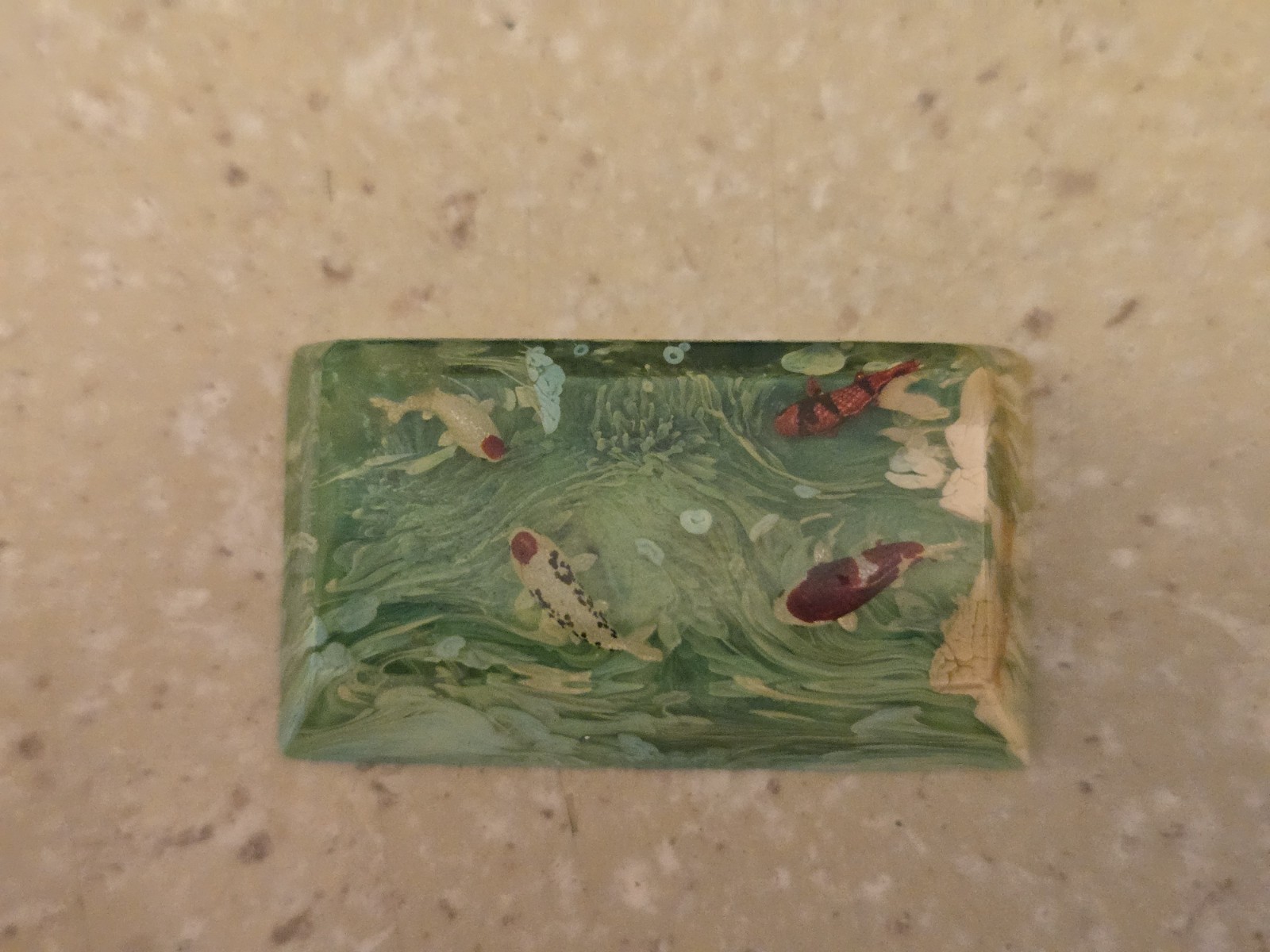 Jelly Key Zen Pond 3 artisan keycap 1.5u Doitsu Arctic (Cherry R2)