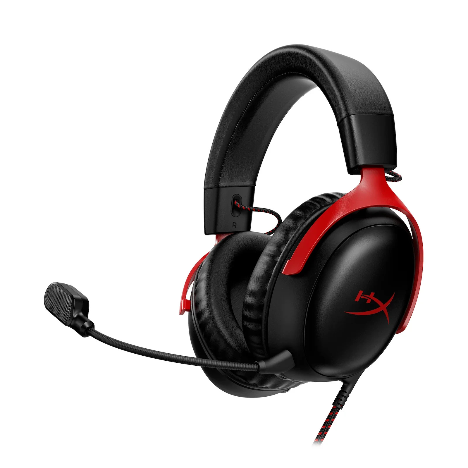 HyperX Cloud III Wired Gaming Headset PC PS5 Xbox Switch Black/Red 727A9AA