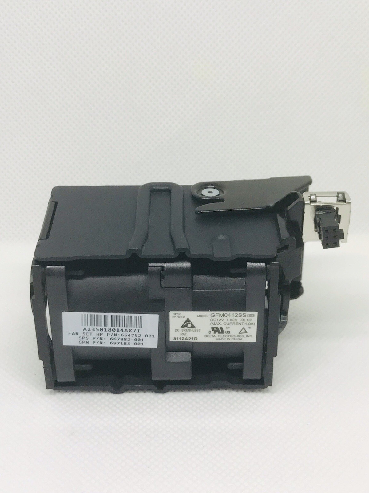 Fan Set HP P/N: 654752-001 DELTA Electronics Model  GFM0412SS…66