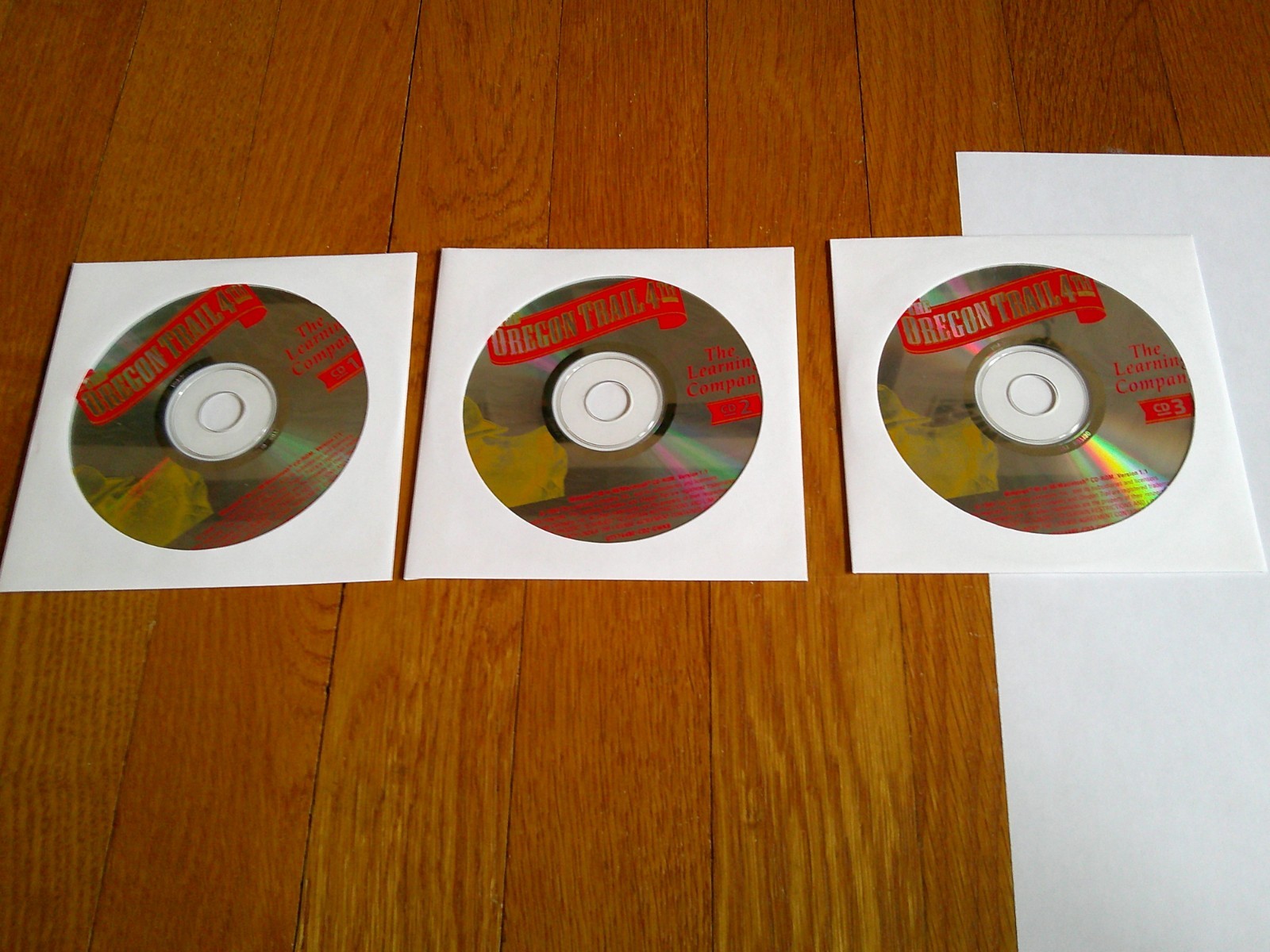 The Oregon Trail 4th Edition The Learning Company for PC - 3 CD ROM set 1999