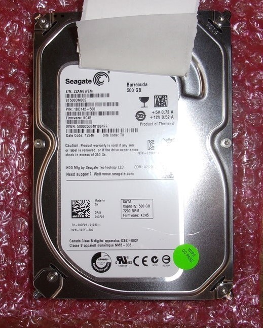 Seagate ST500DM002 1BD142-500 Hard Drive 500GB 3.5" SATA