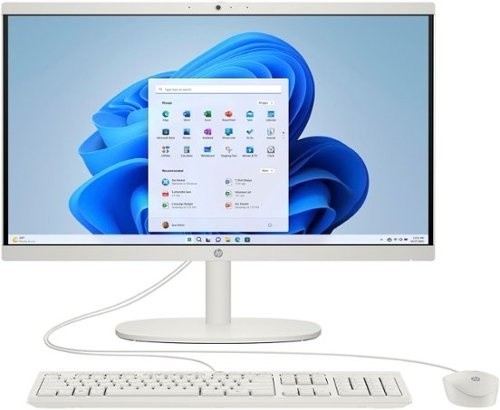 HP 22-dg0024 21.5 All in One PC Celeron 4GB 128GB SSD AIO Desktop Computer White