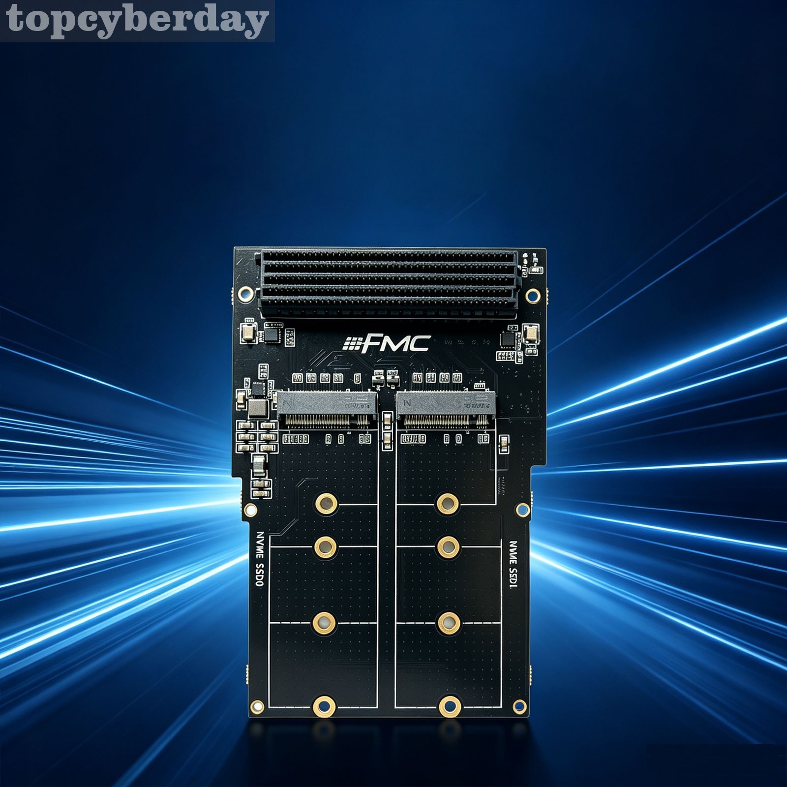 FMC2DualSSD Dual Channel M.2 SSD Expansion Card PCIE3.0x4 Expansion Module