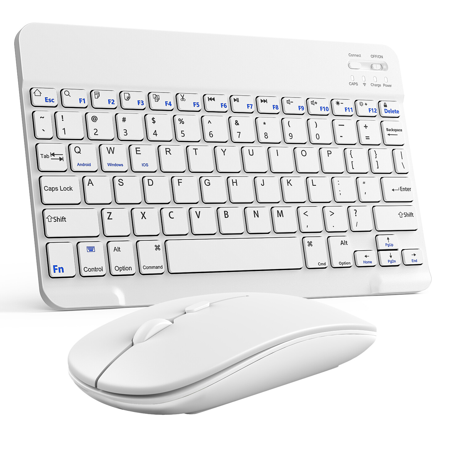 Mini Wireless Bluetooth Keyboard Mouse Set Rechargeable For Android ios Windows