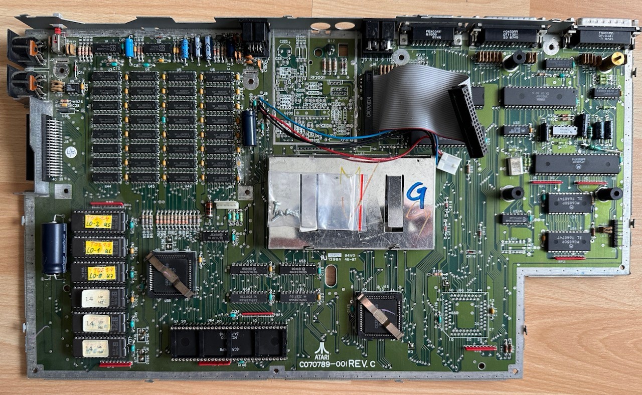 Atari 1040STF Mainboard With All Chips, Works, Good Used Condition #01