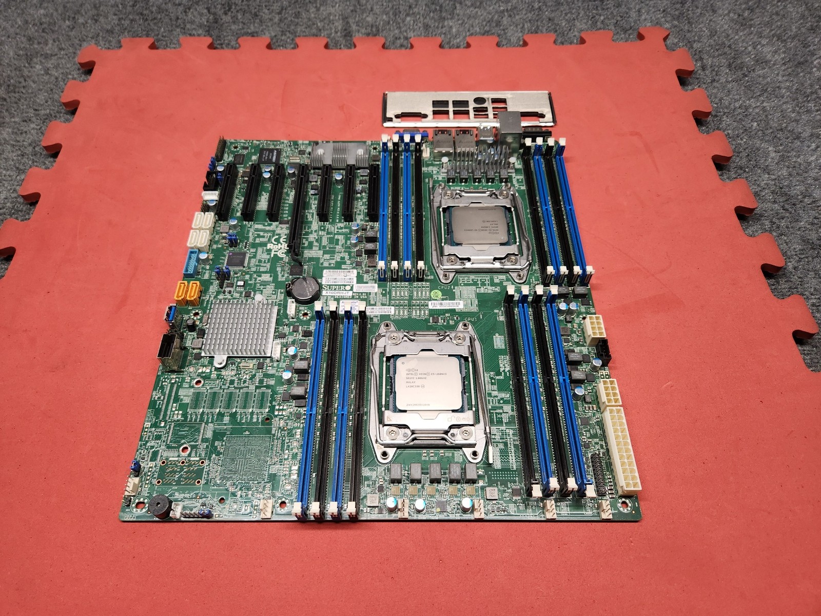 Supermicro X10DRH-IT Intel Server LGA1151 System Board/Motherboard w/ SR1YC Xeon