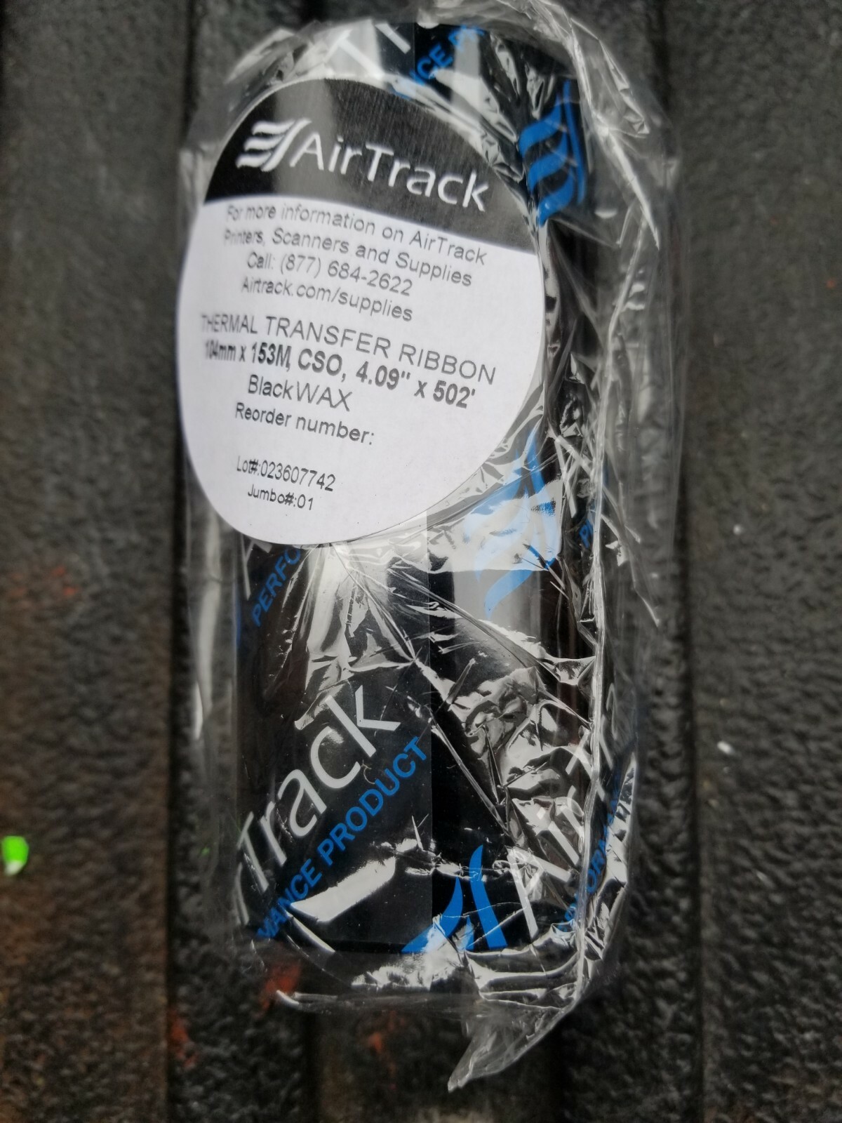 24 Rolls Thermal Transfer Ribbon 4.09" X 502' Air Track