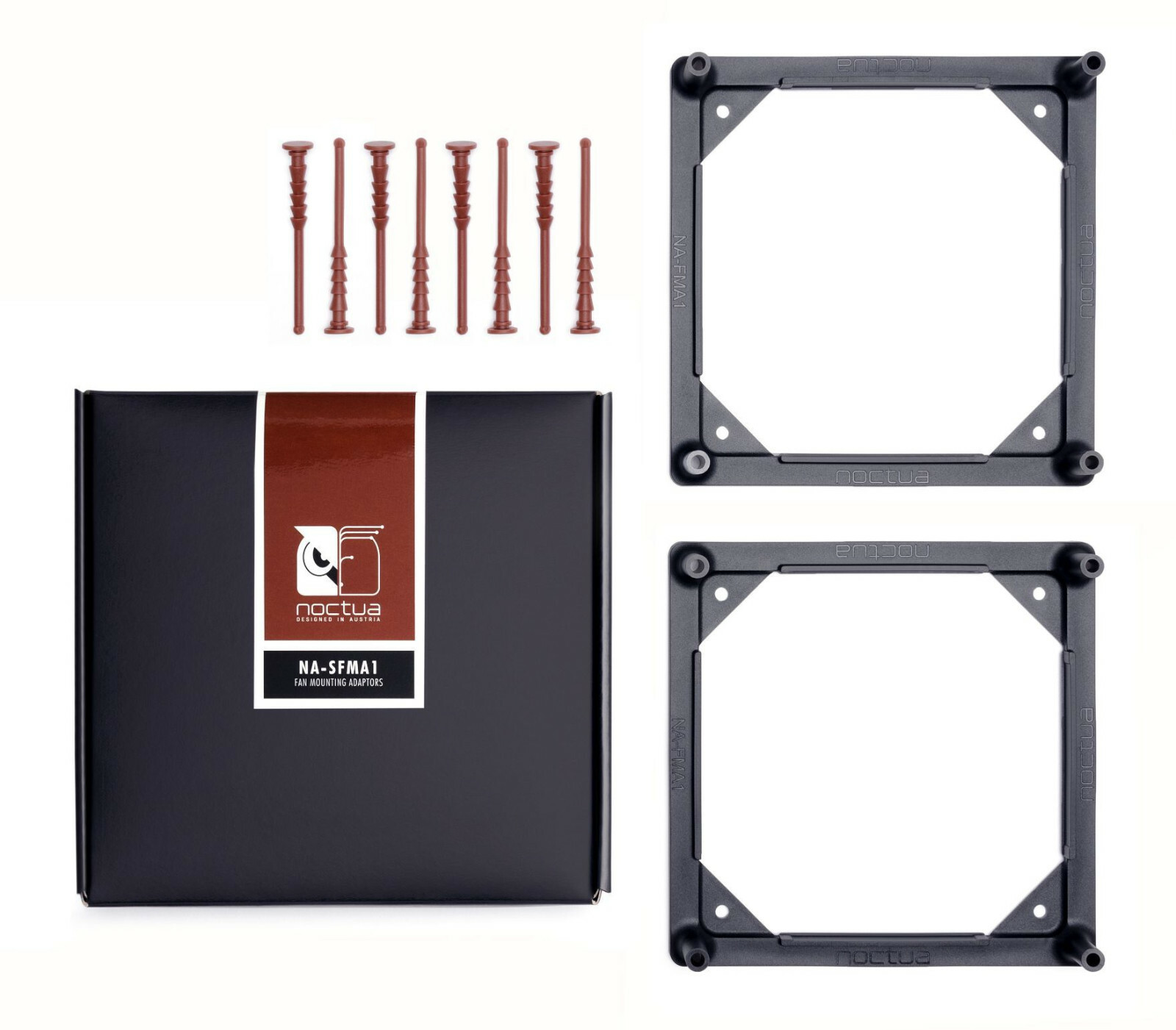 Noctua NA-SFMA1 Dual pack Fan Adapter Watercooling 120mm Radiator Vibration-free