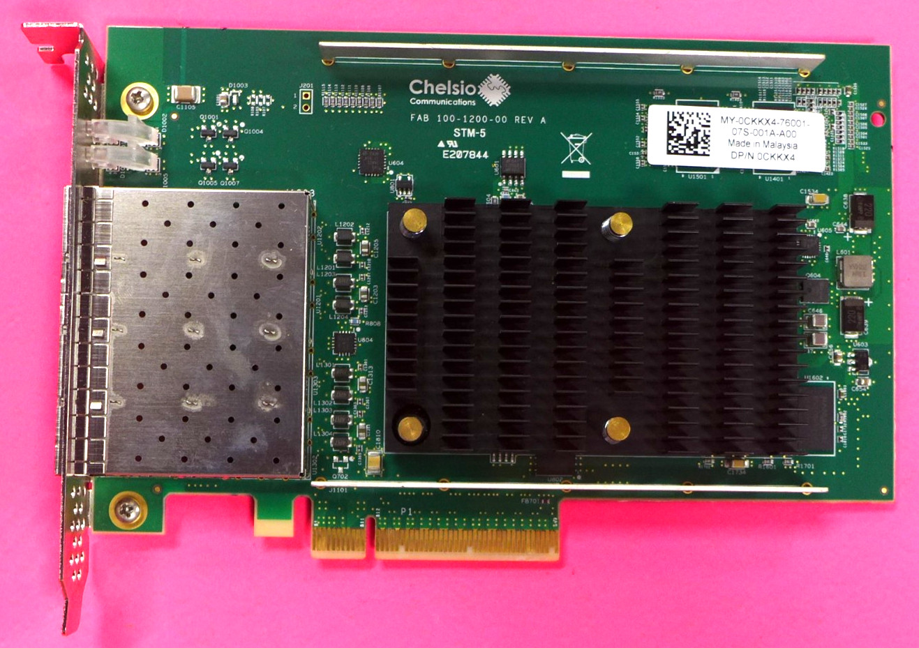 Chelsio T540-CR Quad Port 10GbE SFP+ Network Ethernet PCIe Adapter Dell CKKX4