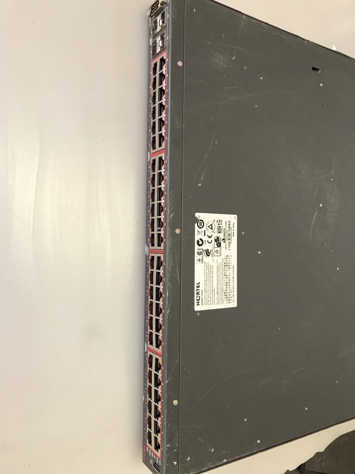 AVAYA 4548GT-PWR - 48 Port Ethernet Routing Switch 
