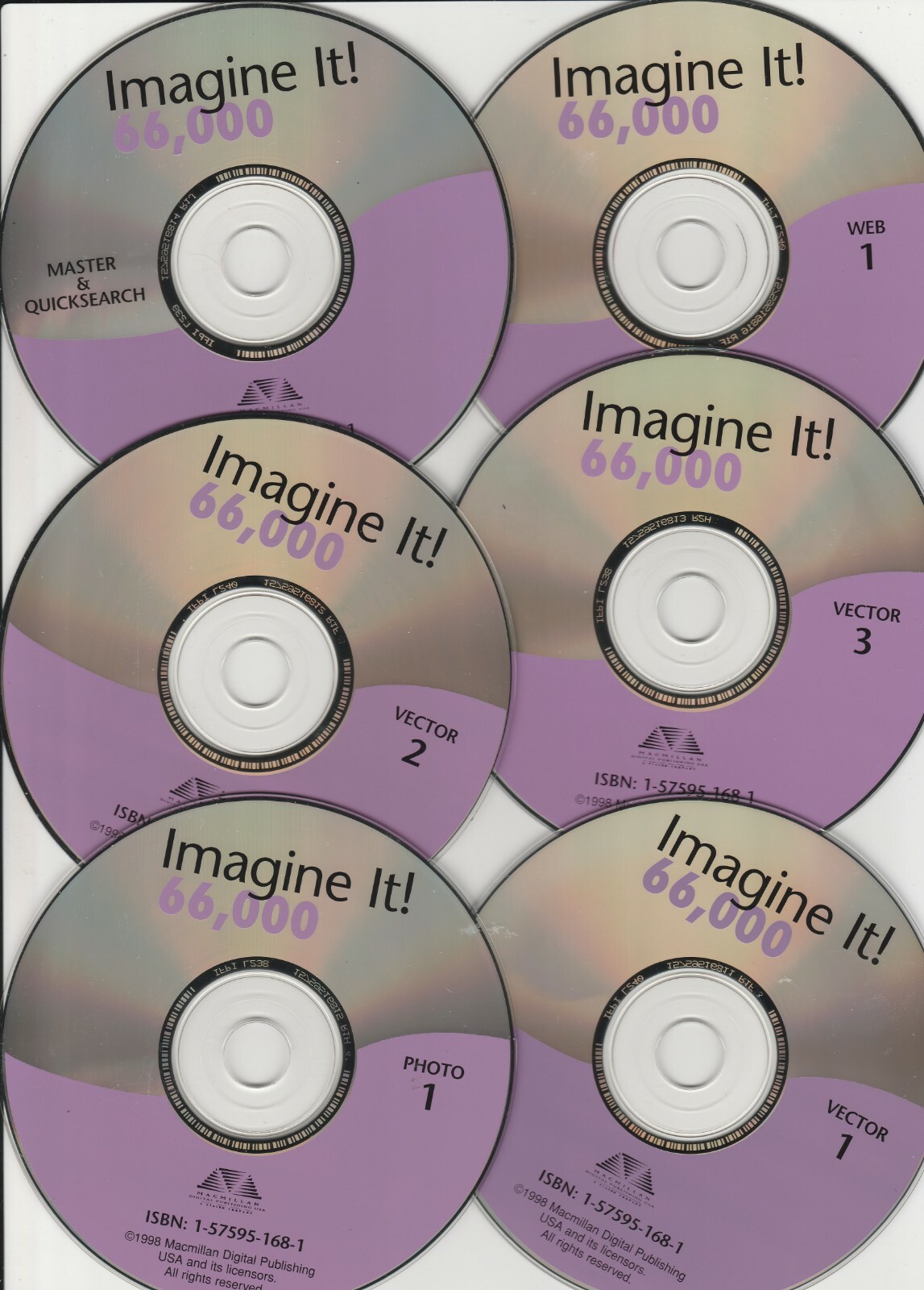 Imagine It 66,000 CD-Rom Set by Macmillan ~ 1998