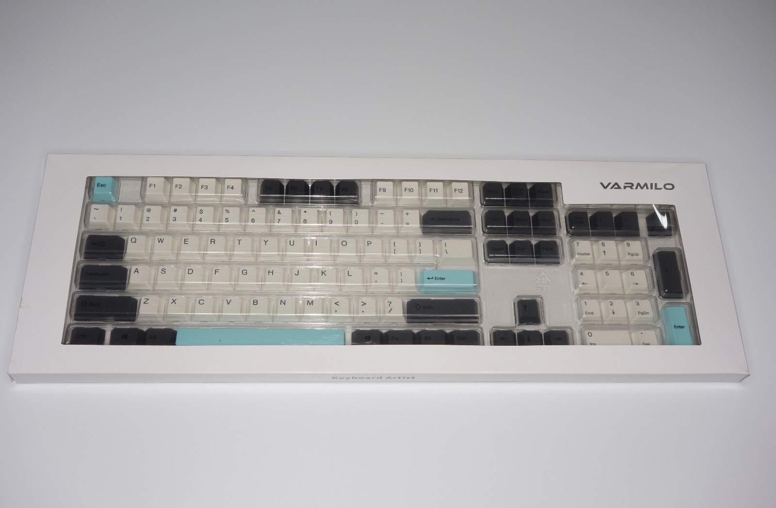 Varmilo PBT, Dye Sublimation, 108-Keycap Set, Dawn, 108K-110PO-2-W, ANSI Layout