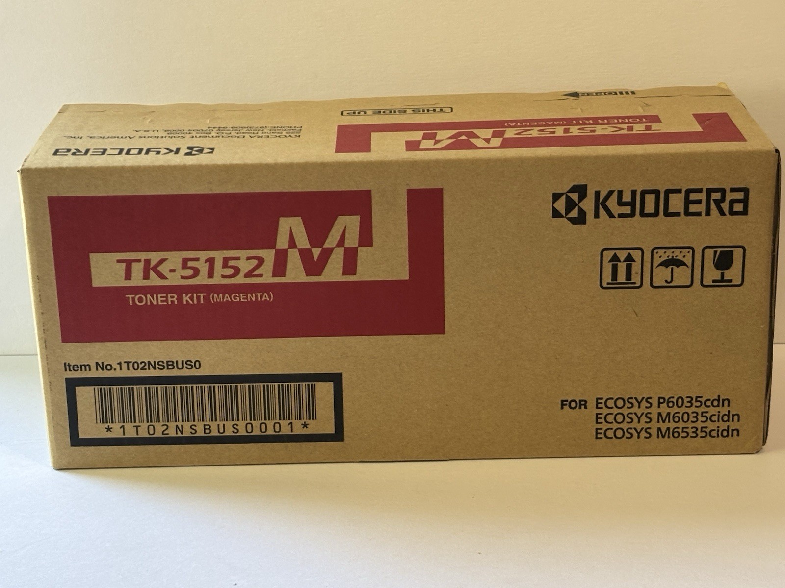 Genuine Kyocera TK-5152 M Toner Kit For ECOSYS P6035cdn,M6035cidn,M6535cidn