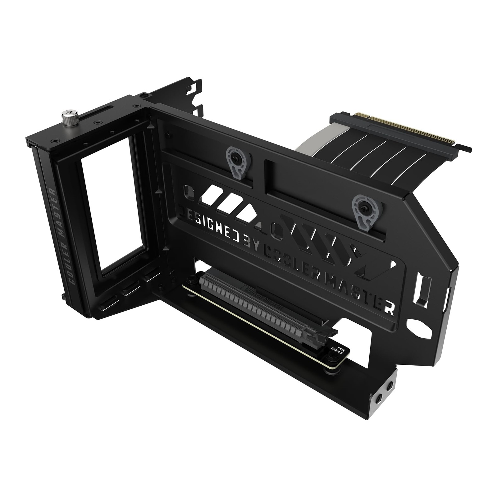 MasterAccessory Vertical GPU Card Holder Kit V3 Black, Riser Cable PCI-E 4.0 x16