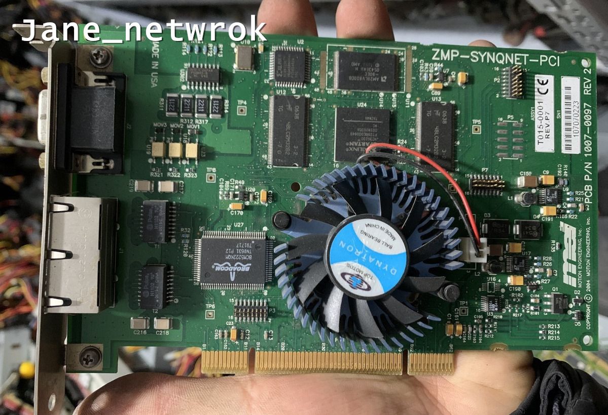 1PC USED ZMP-SYNQNET-PCI-RJ T015-0001 PCB 1107-0097 ZMP-SYNQNET-PCI #DHL/FEDEX