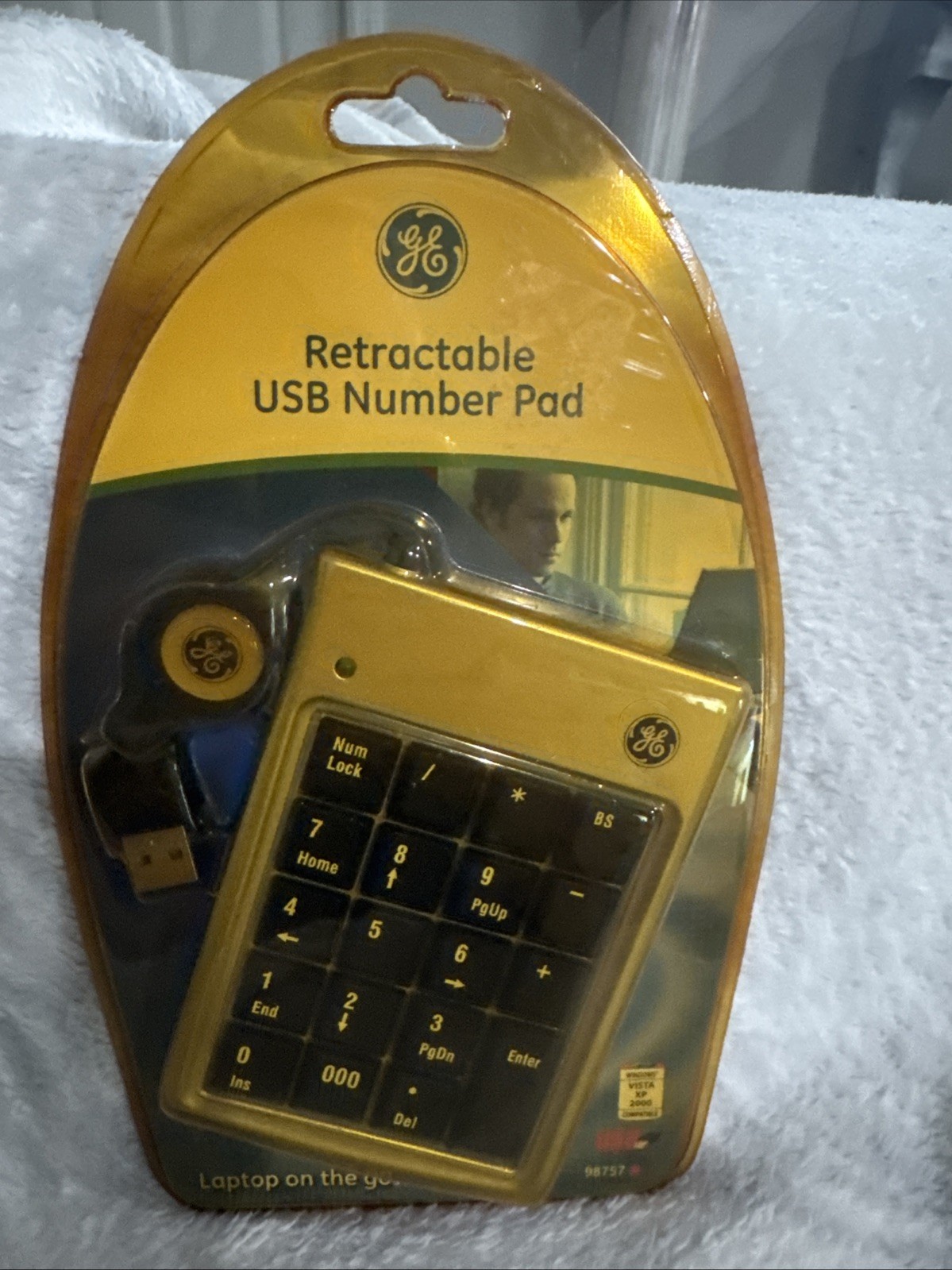 GE HO98757 Wired numberpad number pad num Keyboard 98757 Retractable USB New