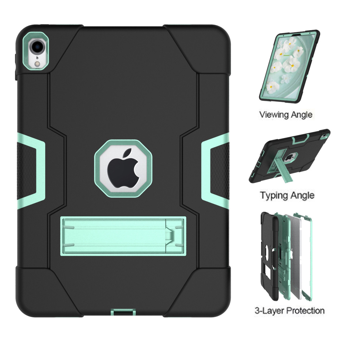 For Apple iPad Pro 11" 2018 Tablet Case Hybrid Rugged Hard TPU PC Kickstand Case
