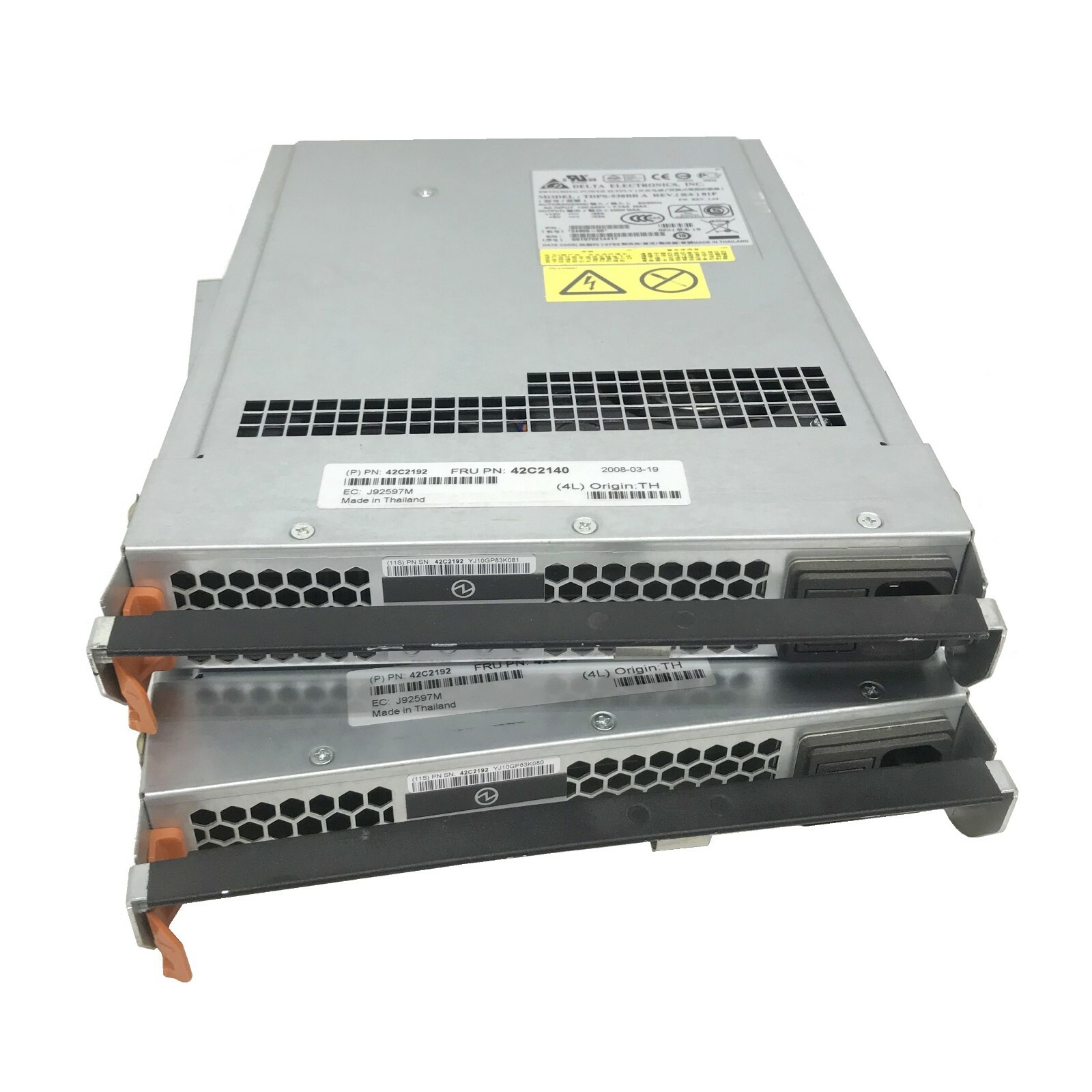 Lot of 2x IBM TDPS-530BB Power Supply Module 530W 12V 35a, 5V 22a
