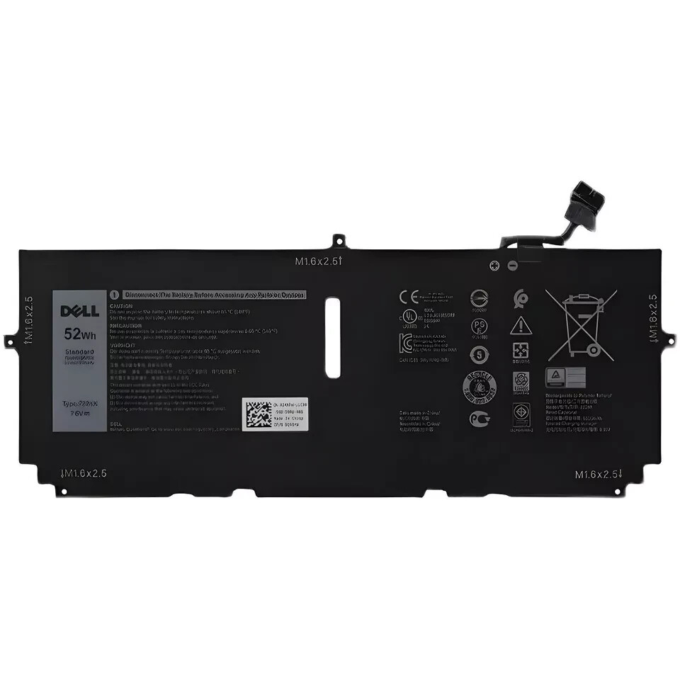 OEM Genuine 52Wh 722KK Battery For Dell XPS 13 9310 9300 0WN0N0 02XXFW 2XXFW New