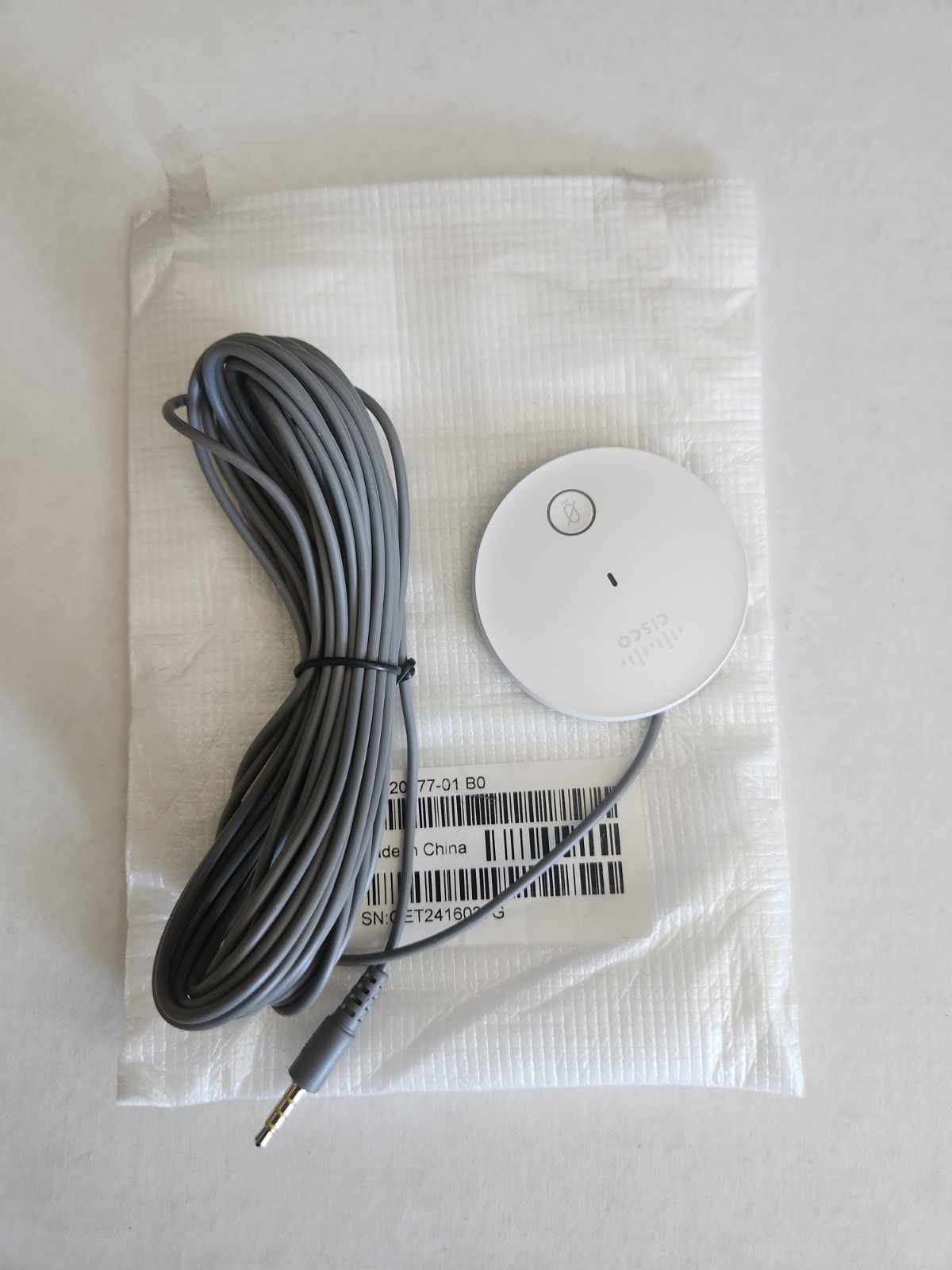 Cisco CS-MIC-TABLE-J Video Conference Table Microphone Mic TTC5-14 New Open Box 