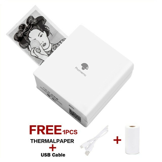 Phomemo M02 Mini Pocket Printer Bluetooth Mobile Thermal Machine Photo Printer