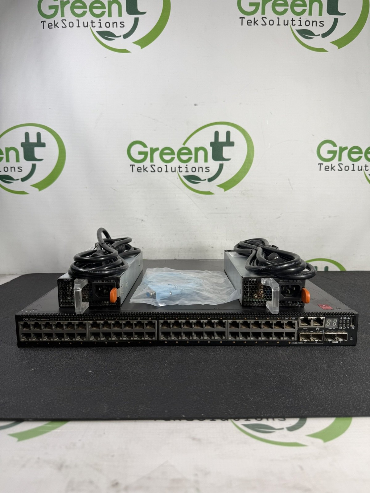 Dell EMC N3048EP-ON 48-Port 1GbE PoE+ 2x10GbE SFP+ Switch w/ 2x 1100W PSU - READ
