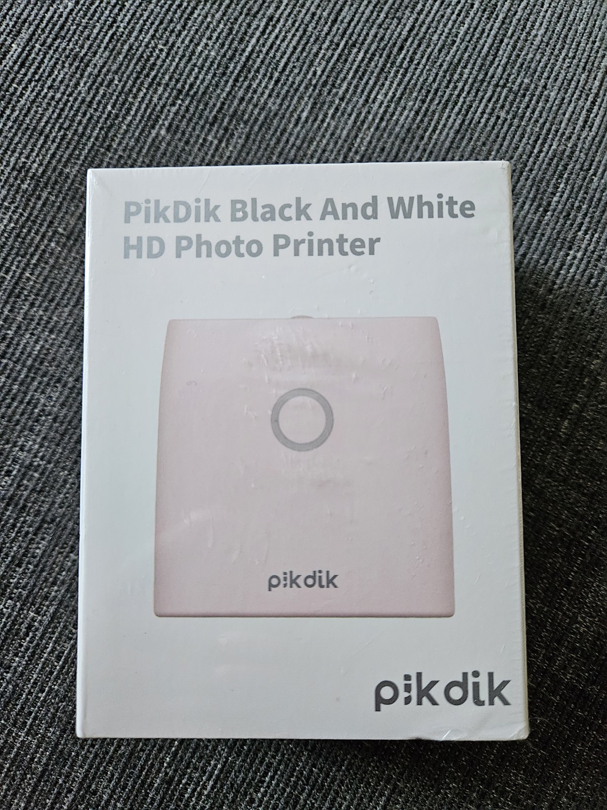 PikDik Mini 2 Inch Thermal Mobile Printer Black & White HD Printing Type-C PINK