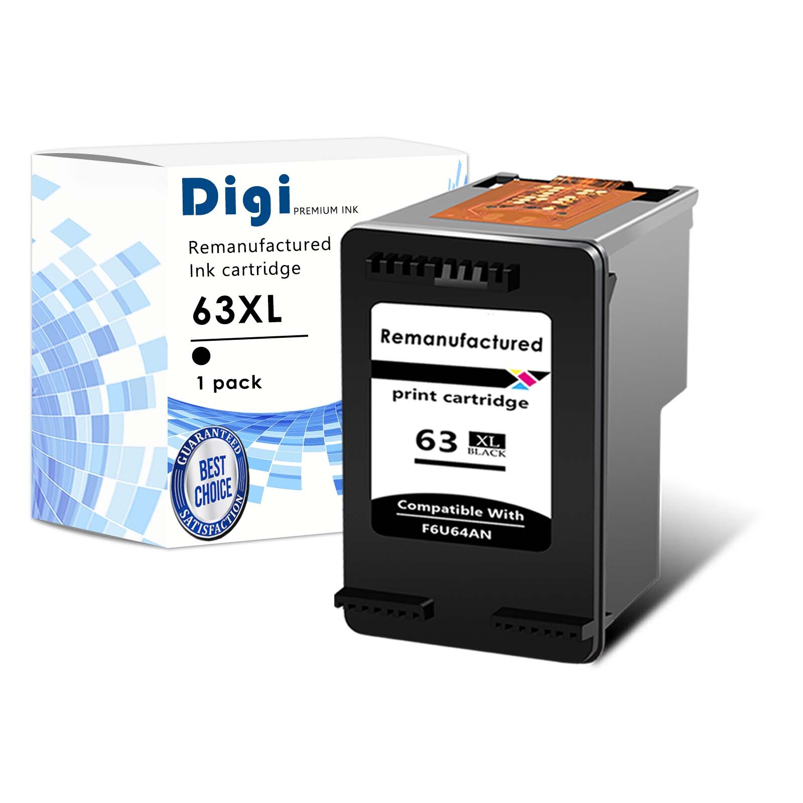 Generic Black Ink Cartridge 63XL FOR HP Deskjet 1110 1112 3630 3632 3634 3636