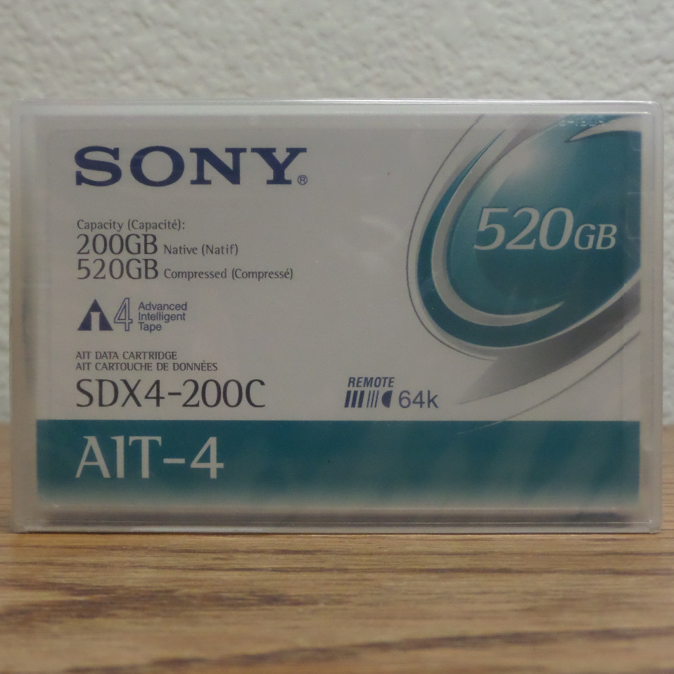 Sony SDX4-200C AIT-4 200/520GB Digital Data Cartridge