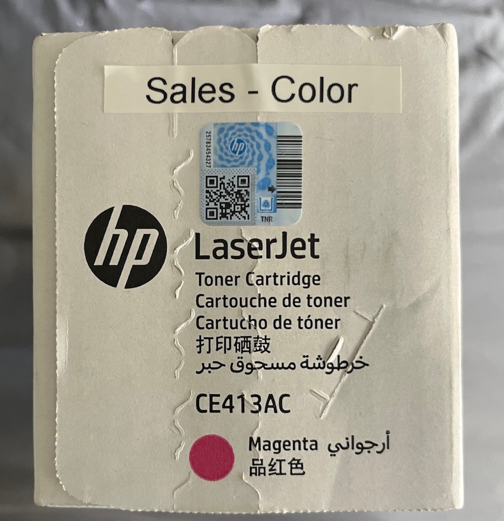 HP 305A CE413AC Magenta Toner Cartridge Genuine OEM LaserJet – NEW – 1 Cartridge