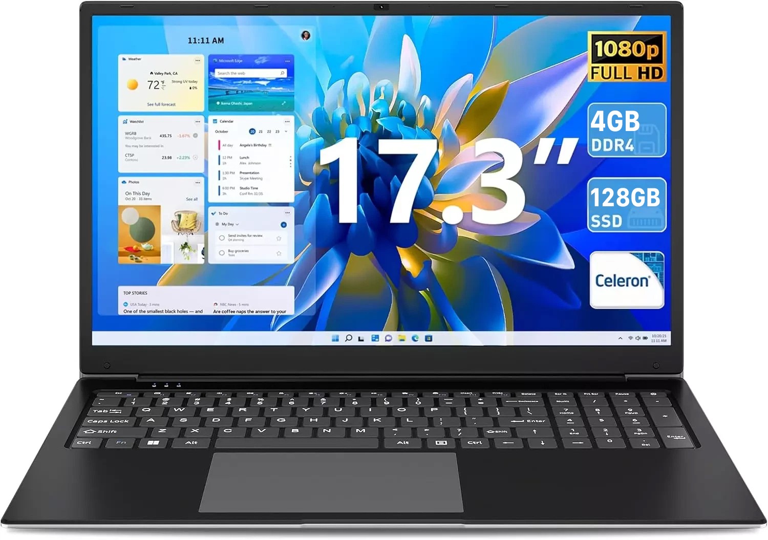 2025 SGIN Laptop 17.3 inch, Intel N5095, Up to 12GB RAM &512GB SSD