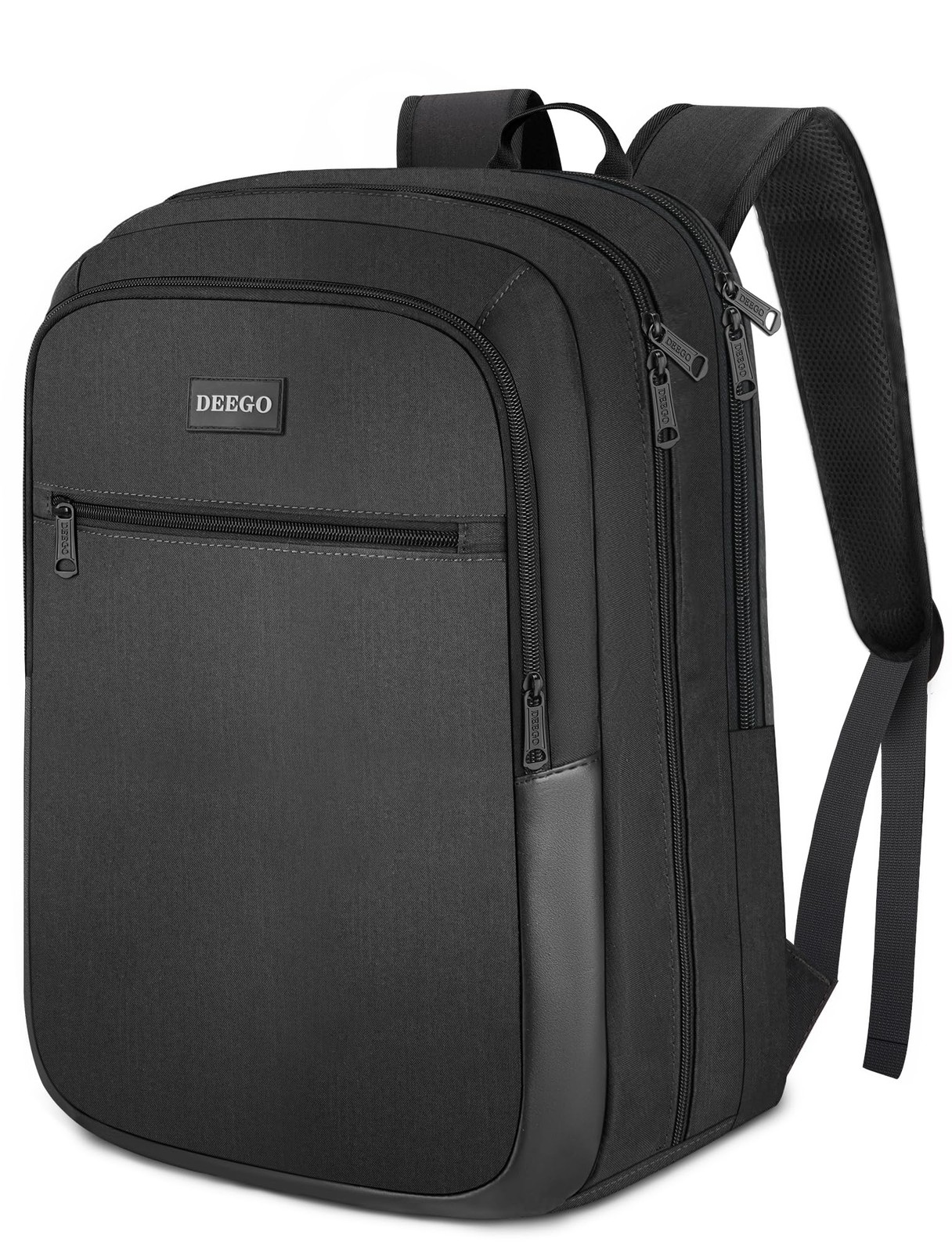 DEEGO Smell Proof Backpack with Combination Lock, 8 18"H x12"L x6"W, Black