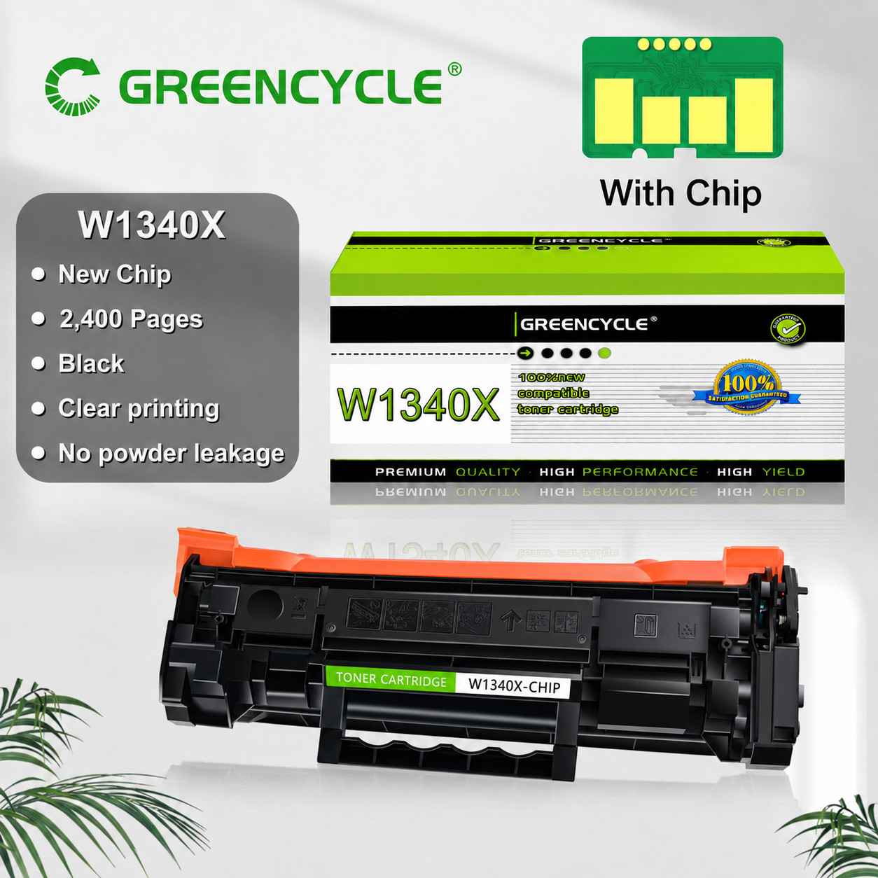 1PK W1340X Toner Cartridge With Chip Fit For HP 134X M209dw MFP M234sdn M234sdw